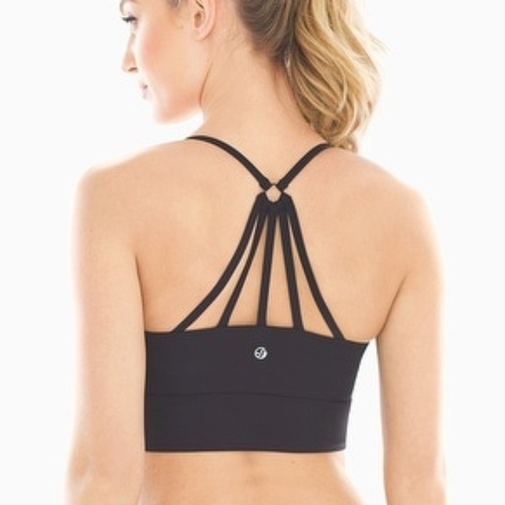 Soma Sport Yoga Strappy Ring Back Sports Workout Bra, Size L (set of 3)